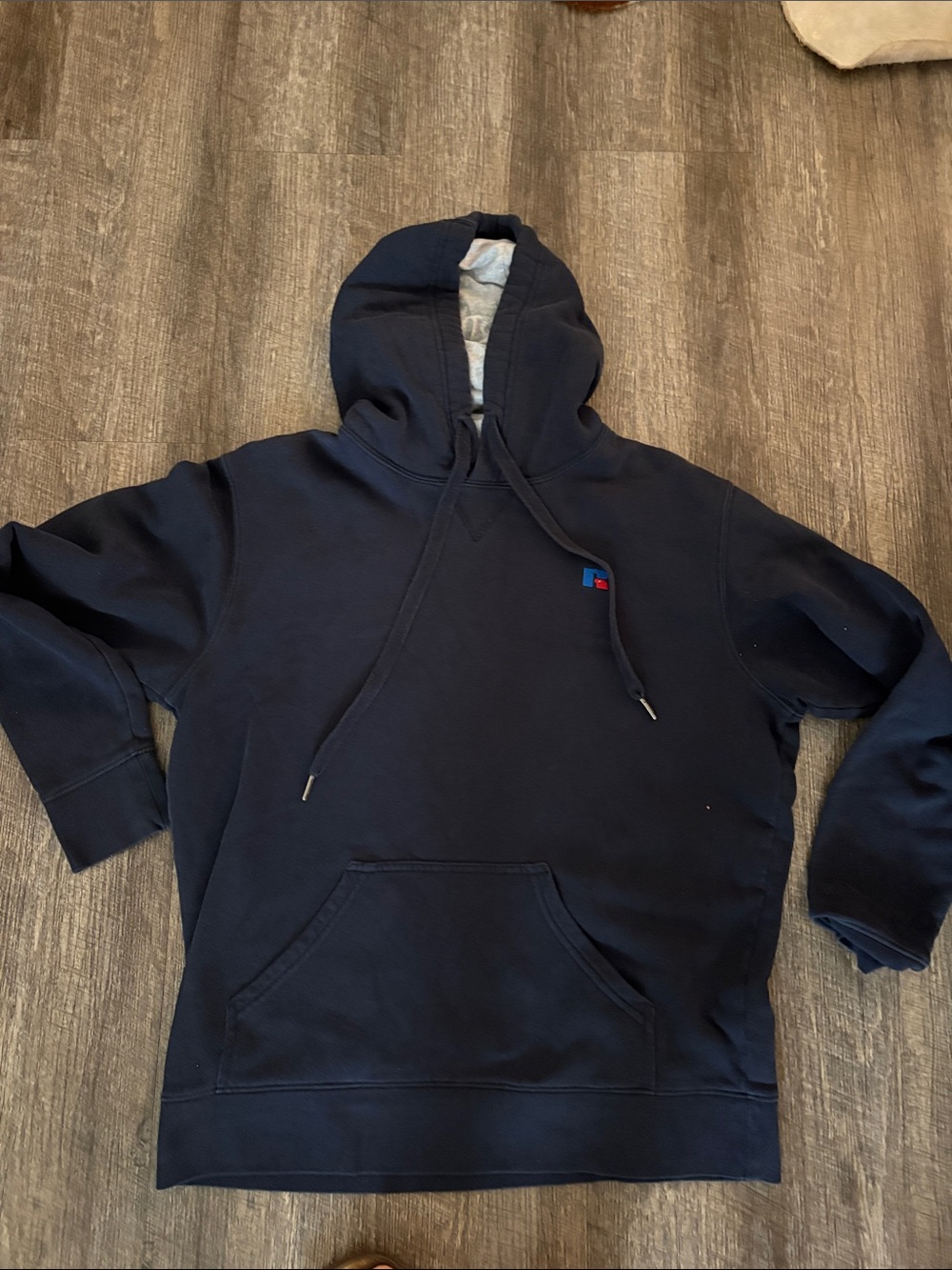 Russell Athletic Navy Hooded Pullover Sweatshirt
